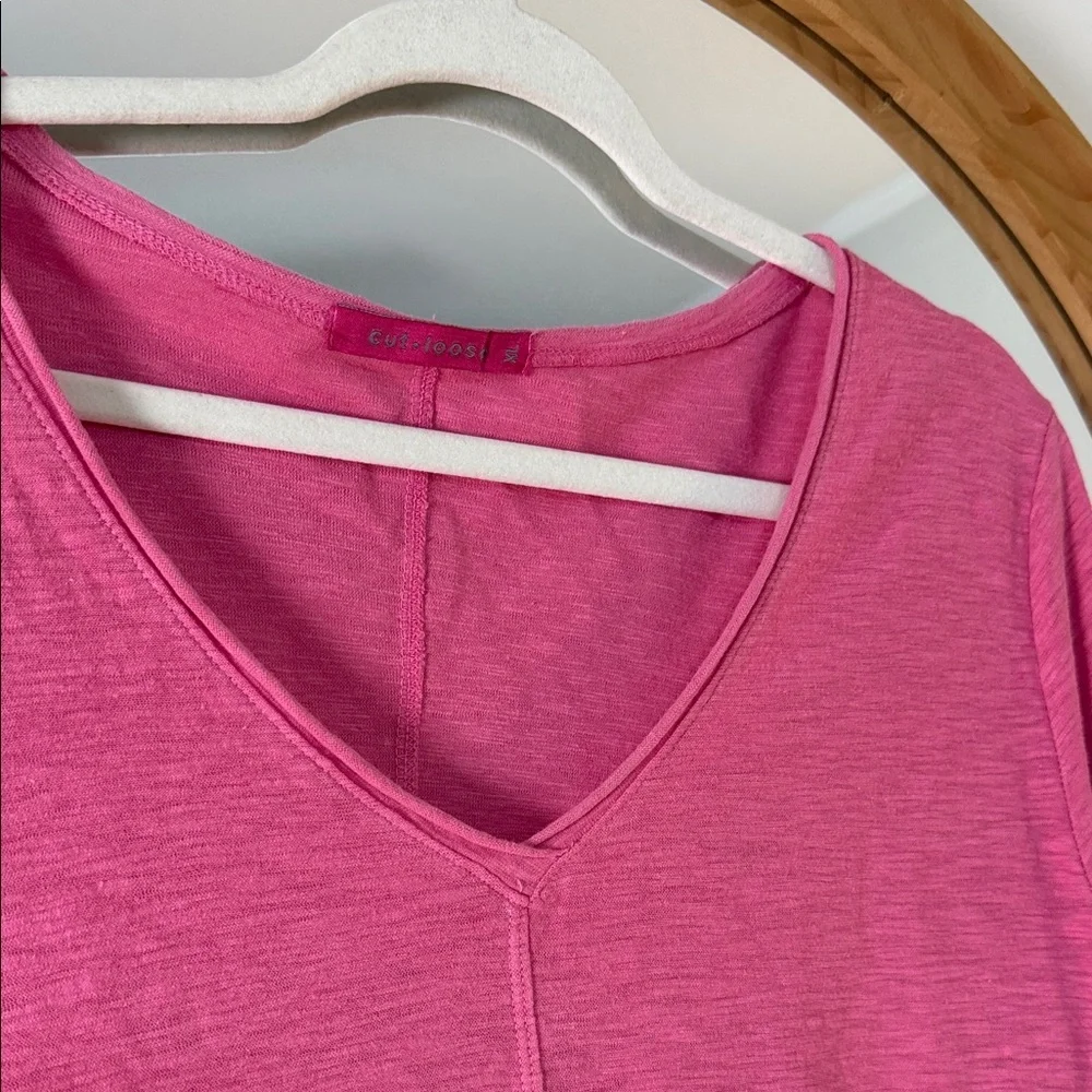 Cut Loose Women's Long Sleeve Top -‎ Deep Pink